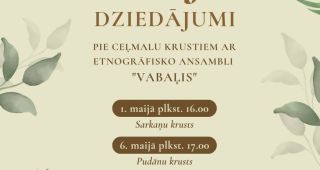 Attēls rakstam: Maija dziedājumi pie Vaboles ceļmalu krustiem