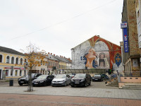 Ar sienu gleznojumu stāsta par Daugavpili