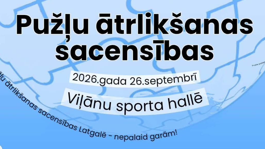 Viļānos notiks pužļu ātrlikšanas sacensības