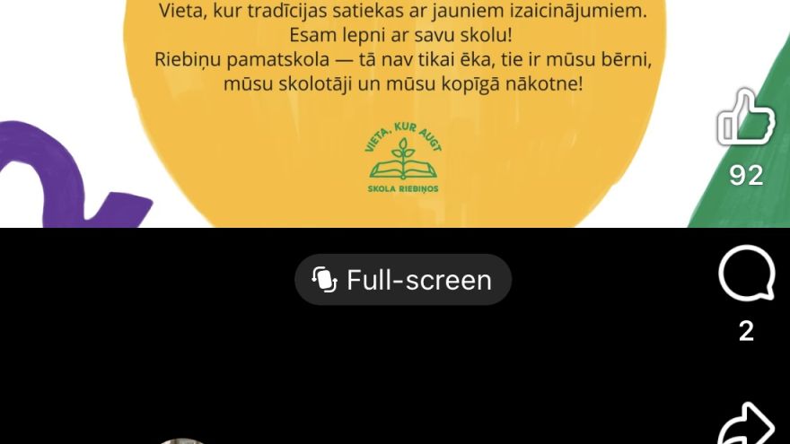 Attēls rakstam: Riebiņu skolas saimei veido ģimeņu videostāstus