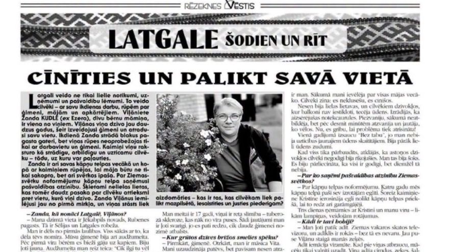 Attēls rakstam: Rēzeknes Vēstis: Cīnīties un palikt savā vietā