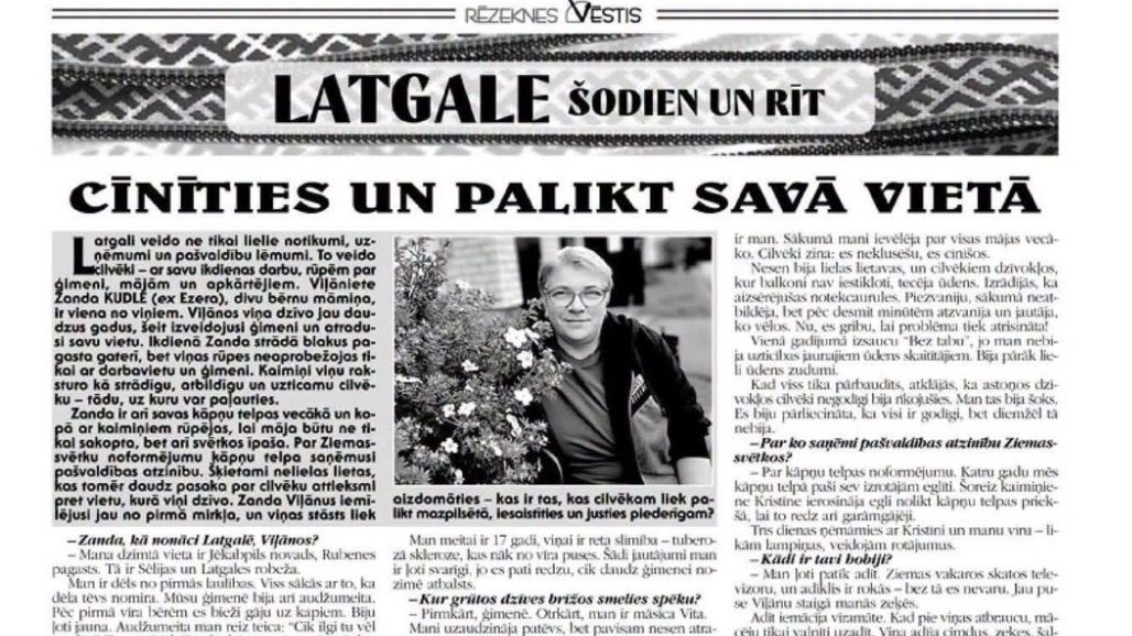 Rēzeknes Vēstis: Cīnīties un palikt savā vietā