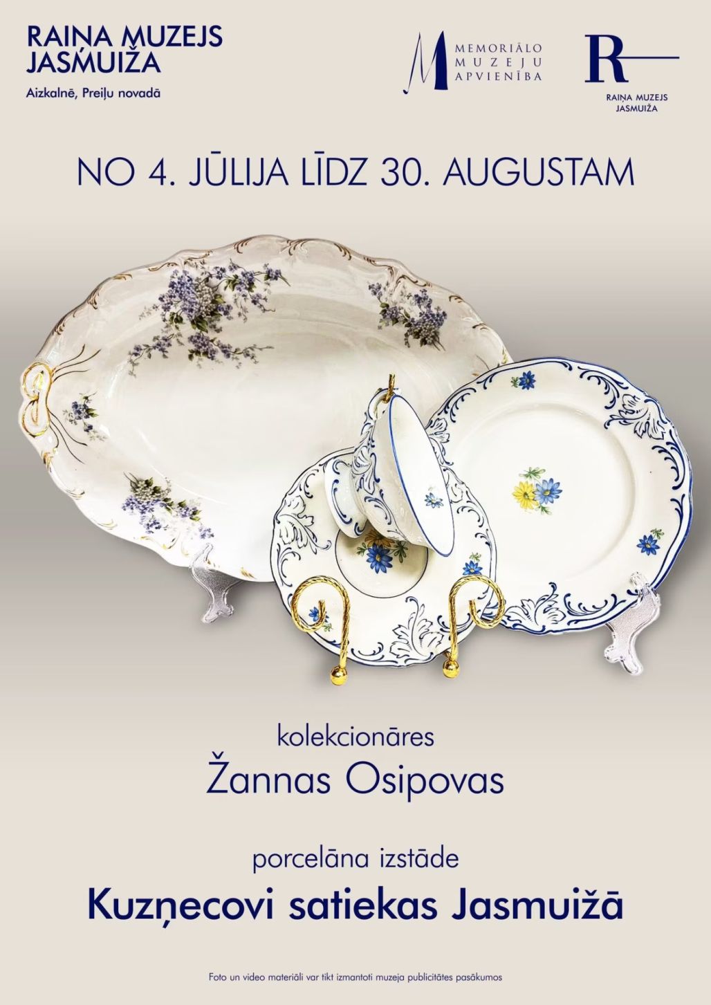 Žannas Osipovas porcelāna stāsti Raiņa "Jasmuižā"