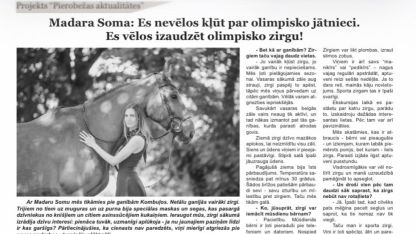 Attēls rakstam: Ezerzeme: Saruna ar zirgaudzētāju Madaru Somu