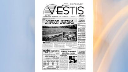 Attēls rakstam: Rēzeknes Vēstis: Par Rēzeknes Jauniešu domes vadītāju un labiekārtoto Ančupānu kartodromu
