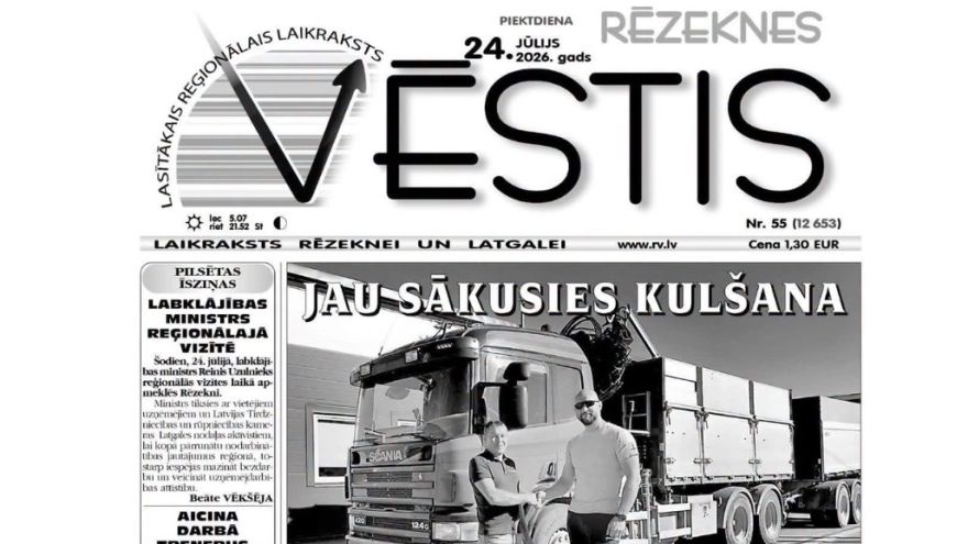 Attēls rakstam: Rēzeknes Vēstis: Lasi jau šodien!