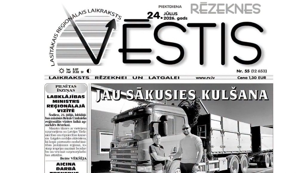 Rēzeknes Vēstis: Lasi jau šodien!