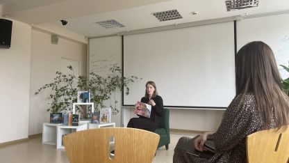 Attēls rakstam: Laura Vinogradova ciemojās Preiļos