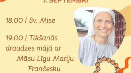 Attēls rakstam: Tikšanās ar māsu Līgu Mariju Frančesku