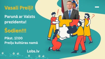 Attēls rakstam: Preiļos iedzīvotāji sarunāsies ar Valsts prezidentu