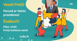 Attēls rakstam: Preiļos iedzīvotāji sarunāsies ar Valsts prezidentu