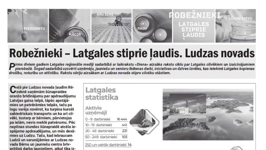 Attēls rakstam: Latgales reģionālie laikraksti: Robežnieki - Latgales stiprie ļaudis: Ludzas novads