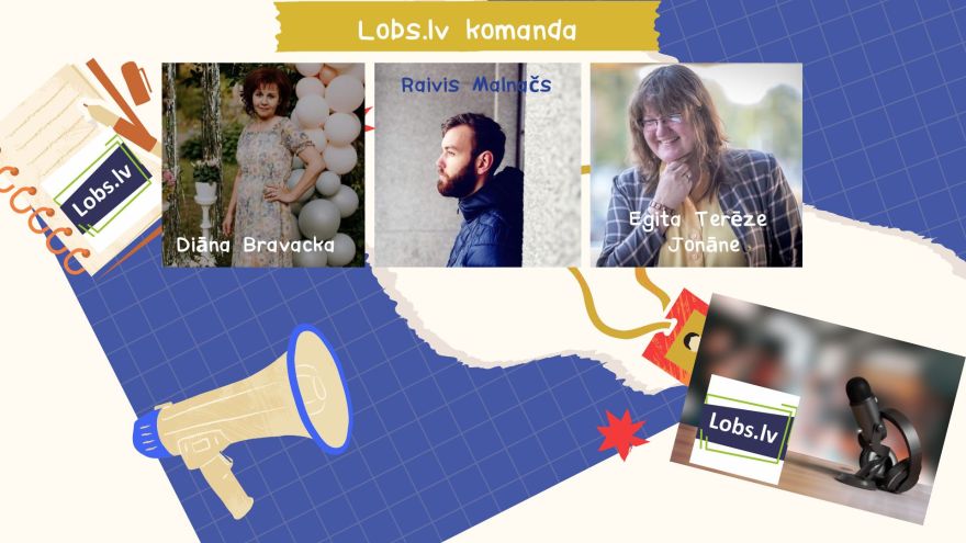 Attēls rakstam: Lobs.lv komanda: Diāna, Raivis, Egita Terēze un ... lasītāji