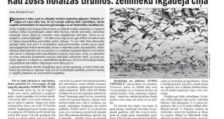 Attēls rakstam: Vietējā Latgales Avīze: Kad zosis nolaižas tīrumos: zemnieku ikgadējā cīņa
