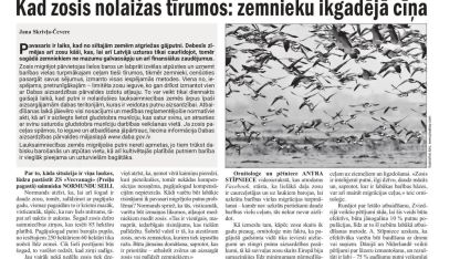 Attēls rakstam: Vietējā Latgales Avīze: Kad zosis nolaižas tīrumos: zemnieku ikgadējā cīņa