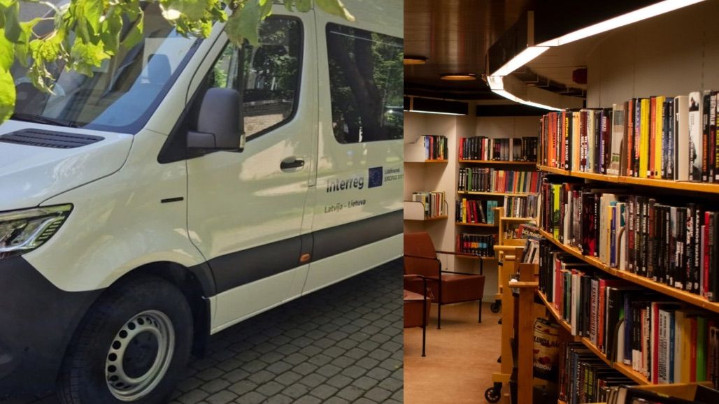 Līvānos kursē bibliotēka uz riteņiem