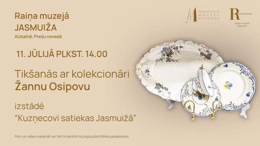 Attēls rakstam: Žannas Osipovas porcelāna stāsti Raiņa "Jasmuižā"