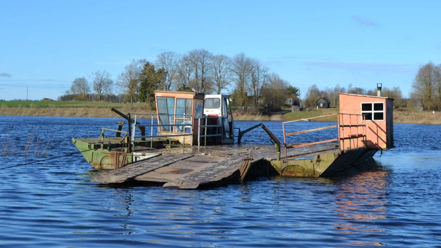 Attēls rakstam: Pārceltuve Dignāja-Līvāni strādā arī šajā sezonā