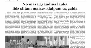 Attēls rakstam: EZERZEME: No maza graudiņa laukā līdz siltam maizes klaipam uz galda