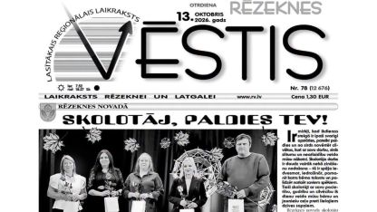 Attēls rakstam: Rēzeknes Vēstis - lasi laikrakstu jau šodien!