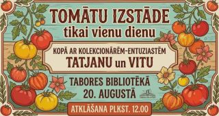 Attēls rakstam: Tabores bibliotēkā gozēsies tomāti