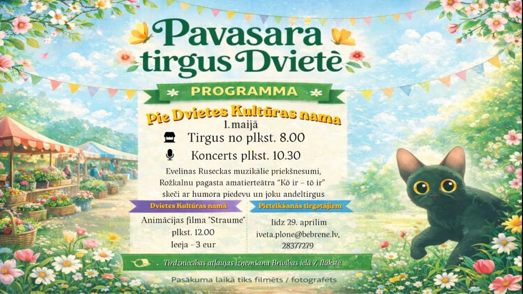Pavasara tirgus Dvietē
