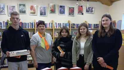 Attēls rakstam: Špoģu vidusskolēni iepazīst sapņu profesiju - bibliotekārs