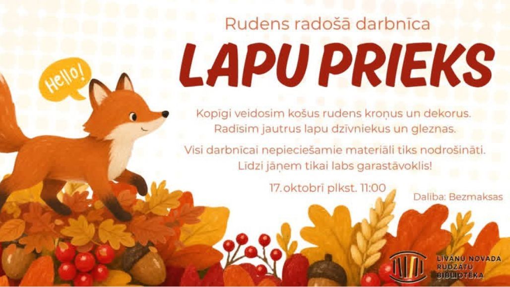Rudens radošā darbnīca
