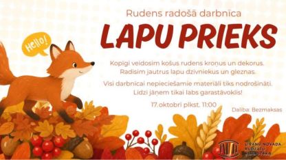 Attēls rakstam: Rudens radošā darbnīca