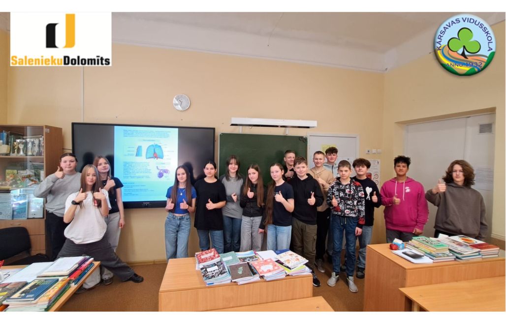 Kārsavas vidusskolas saime saņem uzņēmēju dāvanu