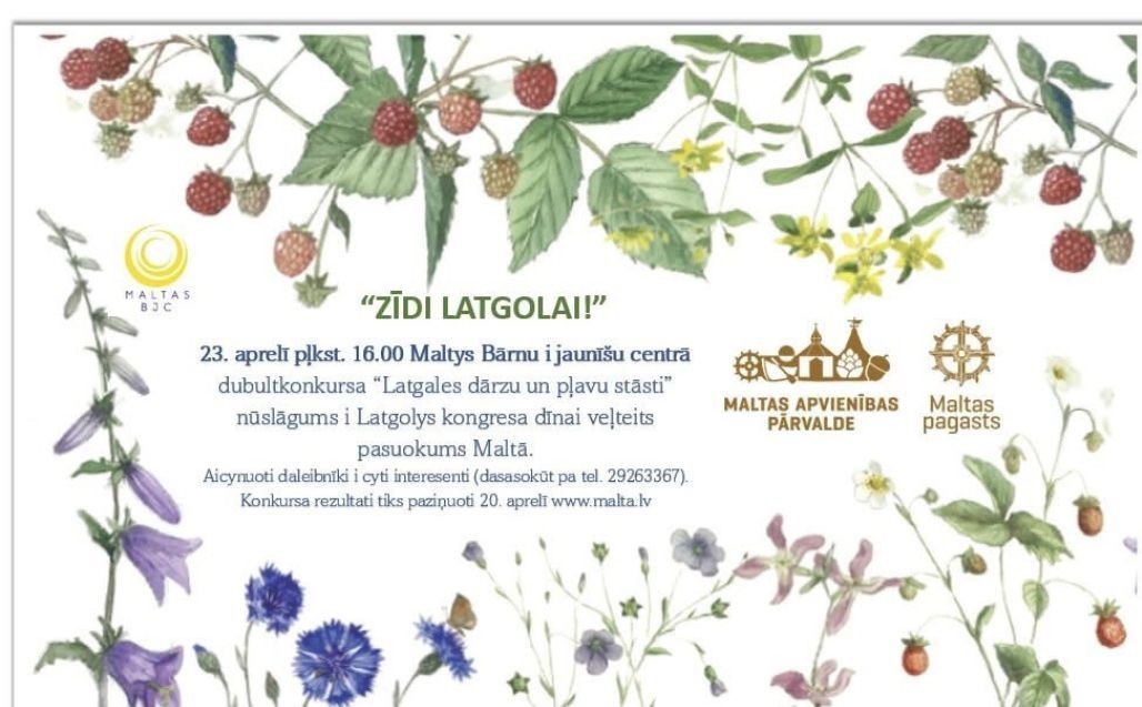 Apbolvuos konkursa "Latgales dārzu un pļavu stāsti" lobuokūs dorbu autorus