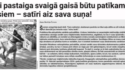 Attēls rakstam: "Vietējā Latgales Avīze": Lai pastaiga svaigā gaisā būtu patīkama visiem - satīri aiz sava suņa!