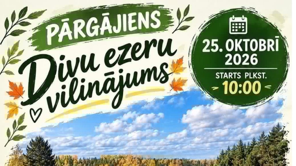 Pārgājiens "Divu ezeru vilinājums"