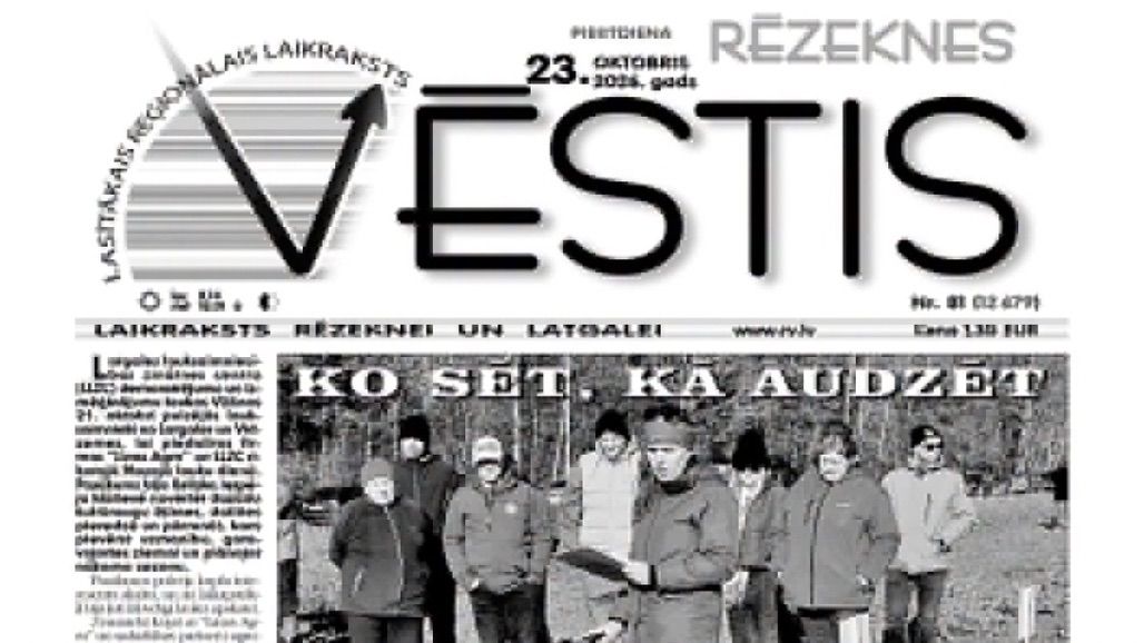 Rēzeknes Vēstis: Par izmēģinājumiem laukos un lasītprieku bibliotēkā