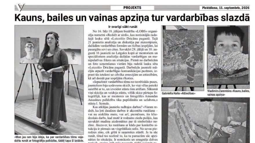 Attēls rakstam: Vietējā Latgales Avīze: Kauns, bailes un vainas apziņa tur vardarbības slazdā