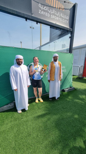 Vieglatlētes Vitas Ormanes Abu Dhabi dienasgrāmata