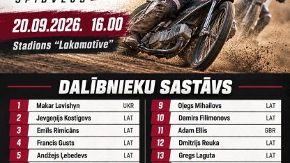Attēls rakstam: Latvijas atklātais čempionāts spīdvejā