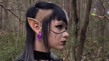 Attēls rakstam: Catrin End jaunais fotoprojekts: Meža elfs