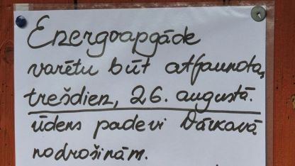 Attēls rakstam: Ja nav elektrības un radio...