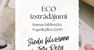 Attēls rakstam: Saunas bibliotēkā filcēs ziedus kopā ar Intu Reču