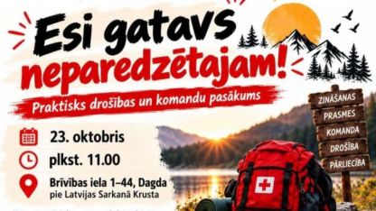 Attēls rakstam: Dagdā notiks praktisks drošības pasākums jauniešiem