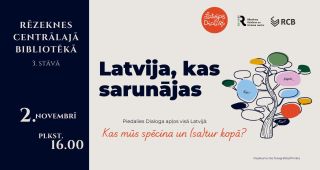 Attēls rakstam: Rēzeknes Centrālās bibliotēkas saime aicina uz Dialogu apli