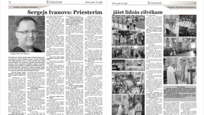 Attēls rakstam: Ezerzeme. Sergejs Ivanovs: Priesterim jāiet līdzās cilvēkam