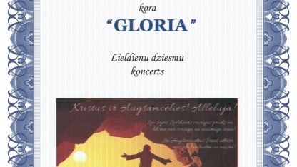Attēls rakstam: Kora "Gloria" koncerts Krāslavas Svētā Ludvika katoļu baznīcā