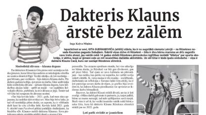 Attēls rakstam: "Vietējā Latgales Avīze": Dakteris Klauns ārstē bez zālēm