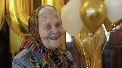 Attēls rakstam: Līksnietes Sofijas Klaucānes simtgadnieces dzīvziņa