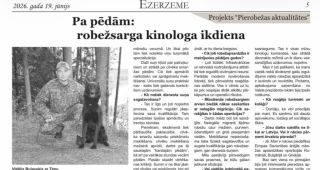 Attēls rakstam: Ezerzeme: Robežsarga kinologa ikdiena