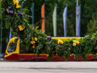 Daugavpili rotā liels Līgo vainags