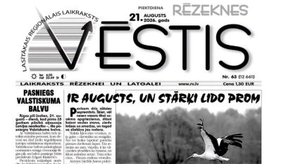 Attēls rakstam: Rēzeknes Vēstis: Ir augusts, un stārķi lido prom