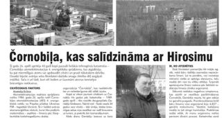 Attēls rakstam: Latgales Laiks: Čornobiļa, kas salīdzināma ar Hirosimu